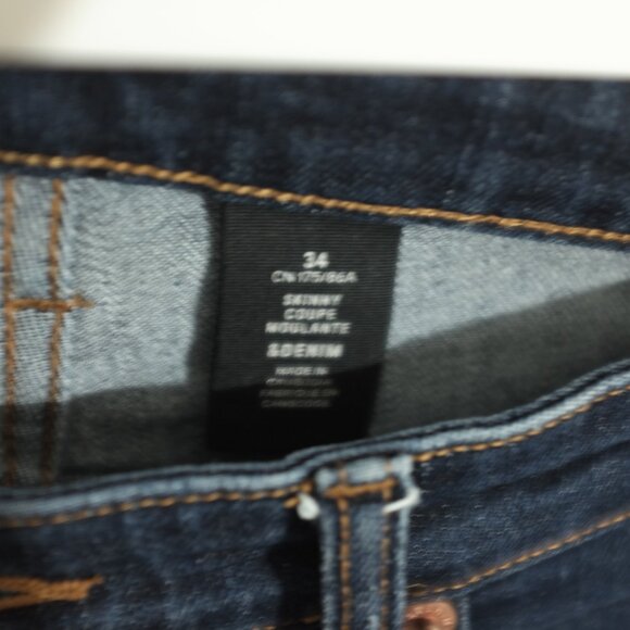 COPY - H&M denim skinny dark wash size 34 - Picture 8 of 8
